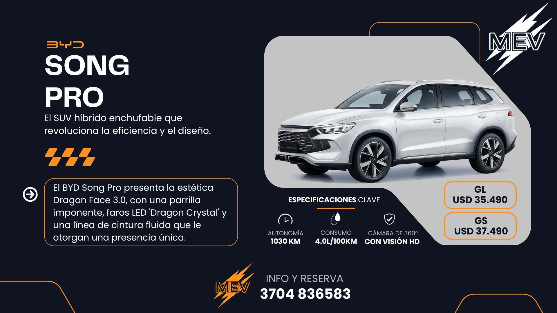 BYD SONG PRO